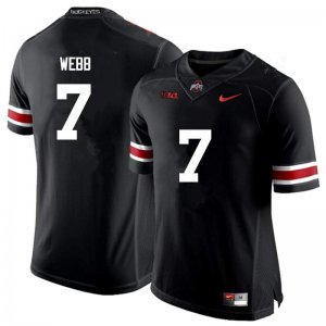 NCAA Ohio State Buckeyes Men's #7 Damon Webb Black Nike Football College Jersey FIA5445YO